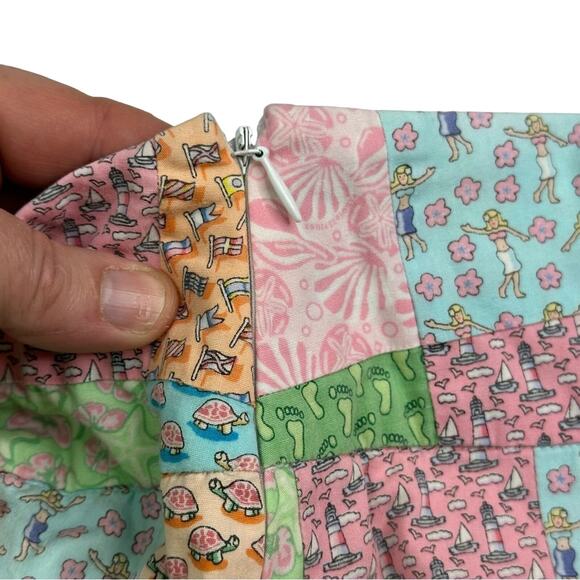 Vineyard Vines Patchwork Nautical Beach Themed Skirt - Picture 7 of 9